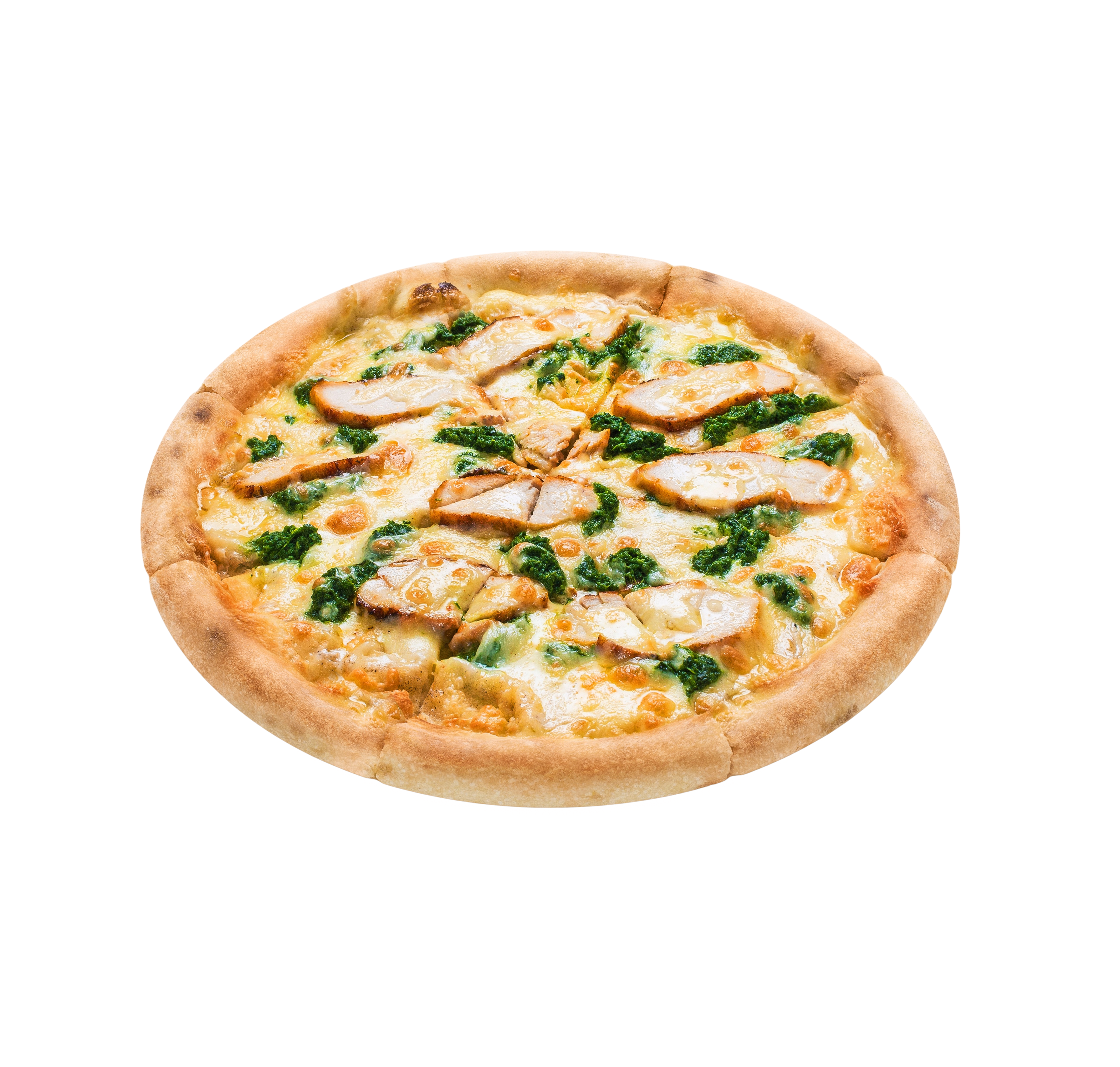 Garlic & Mozzarella Chicken Pizza