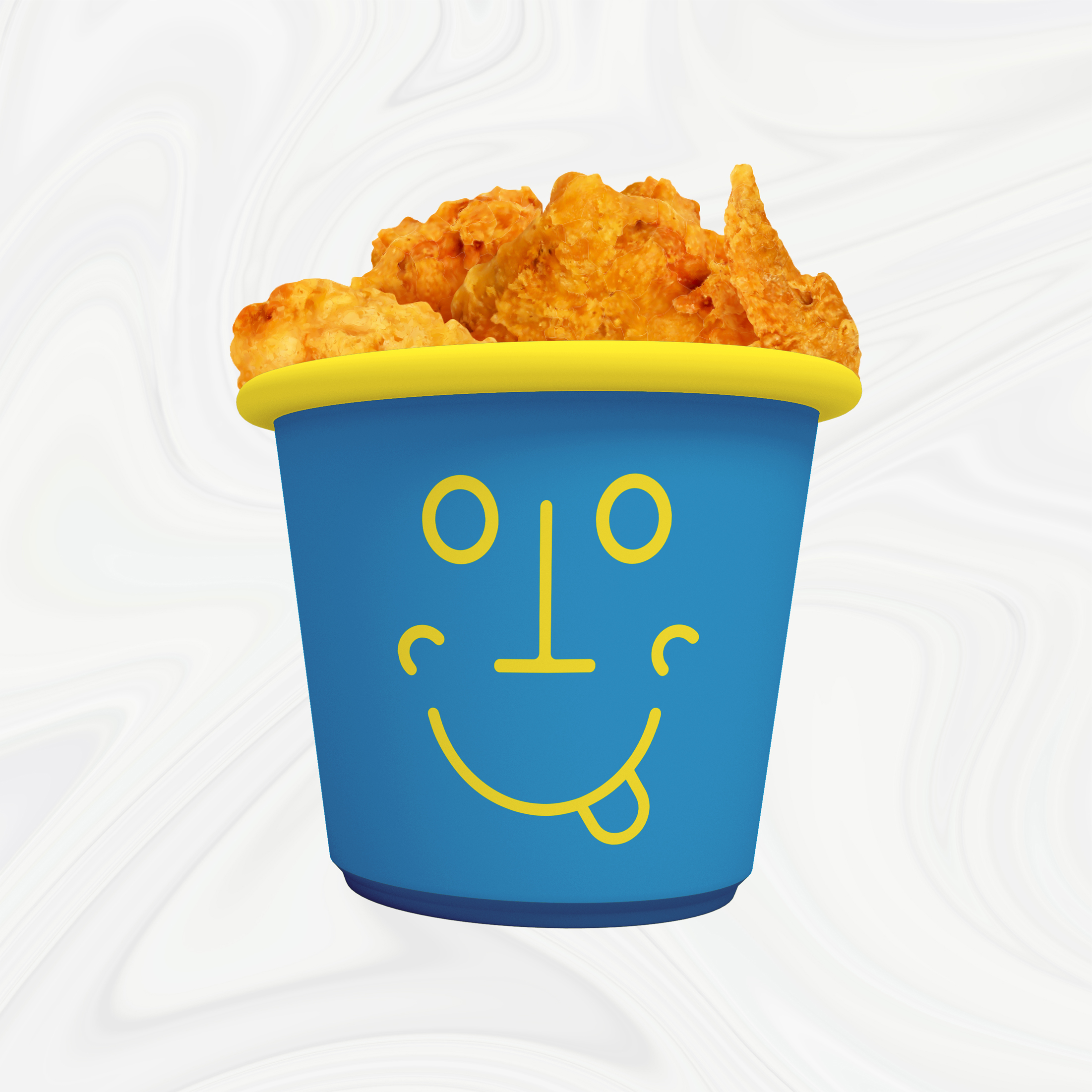8 PC Hot & Crispy Chicken Bucket