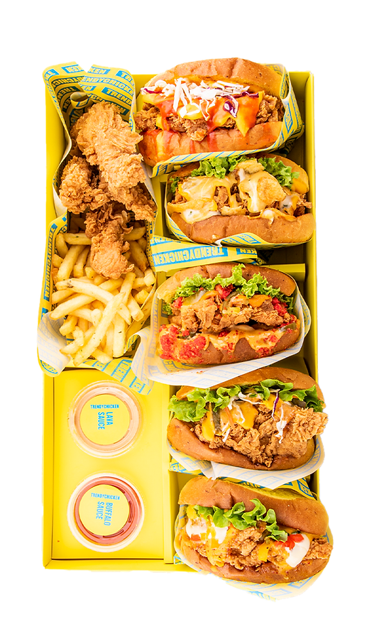 Family Box - 5 sandwiches with fries and sauces